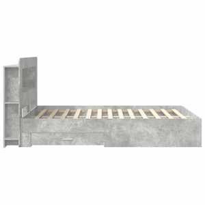 Rám postele s úložným prostorem Betonově šedá 160 x 200 cm - obrázek 4