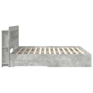 Rám postele s úložným prostorem Betonově šedá 200 x 200 cm - obrázek 4