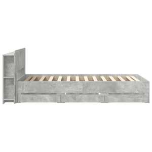 Rám postele s úložným prostorem Betonově šedá 80 x 200 cm - obrázek 5