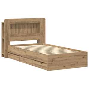 Rám postele s úložným prostorem s čelo Dub artisan 80 x 200 cm - obrázek 3