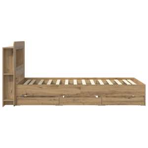 Rám postele s úložným prostorem s čelo Dub artisan 80 x 200 cm - obrázek 5