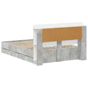 Rám postele s úložným prostorem Betonově šedá 150 x 200 cm - obrázek 6