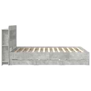 Rám postele s úložným prostorem Betonově šedá 150 x 200 cm - obrázek 5