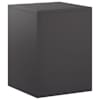 vidaXL Taimede alus Must 30 x 30 x 40 cm Teras