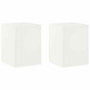 vidaXL Taimede alus 2 pcs Valge 30 x 30 x 40 cm Teras