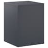 vidaXL Taimede alus Antratsiit 30 x 30 x 40 cm Roostevaba teras
