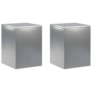 vidaXL Taimede alus 2 pcs H&otilde;bedane 30 x 30 x 40 cm Roostevaba teras