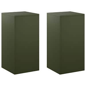 vidaXL Taimede alus 2 pcs Oliiviroheline 30 x 30 x 60 cm Teras