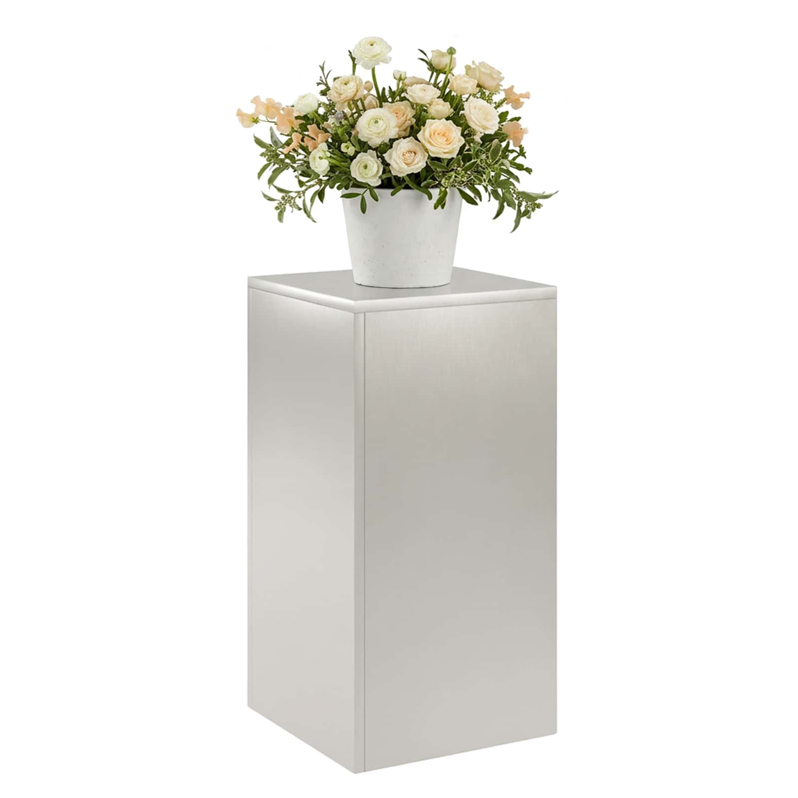 Plantenstandaard zilver 30 x 30 x 60 cm Staal image 3