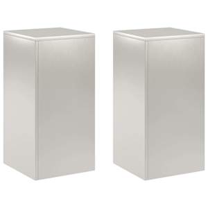 vidaXL Taimede alus 2 pcs H&otilde;bedane 30 x 30 x 60 cm Teras
