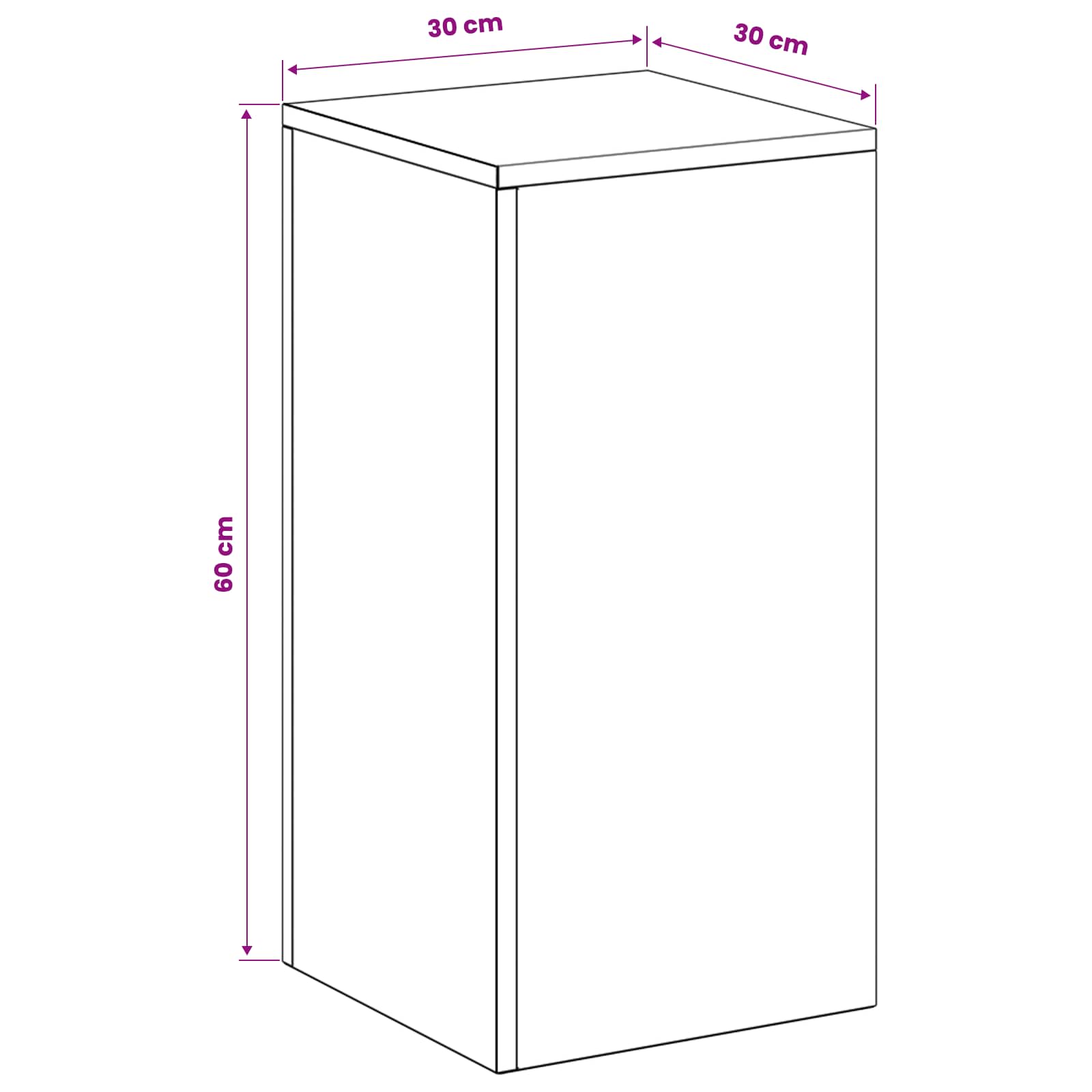 Plantenstandaard 2 pcs zilver 30 x 30 x 60 cm Roestvrij staal image 8