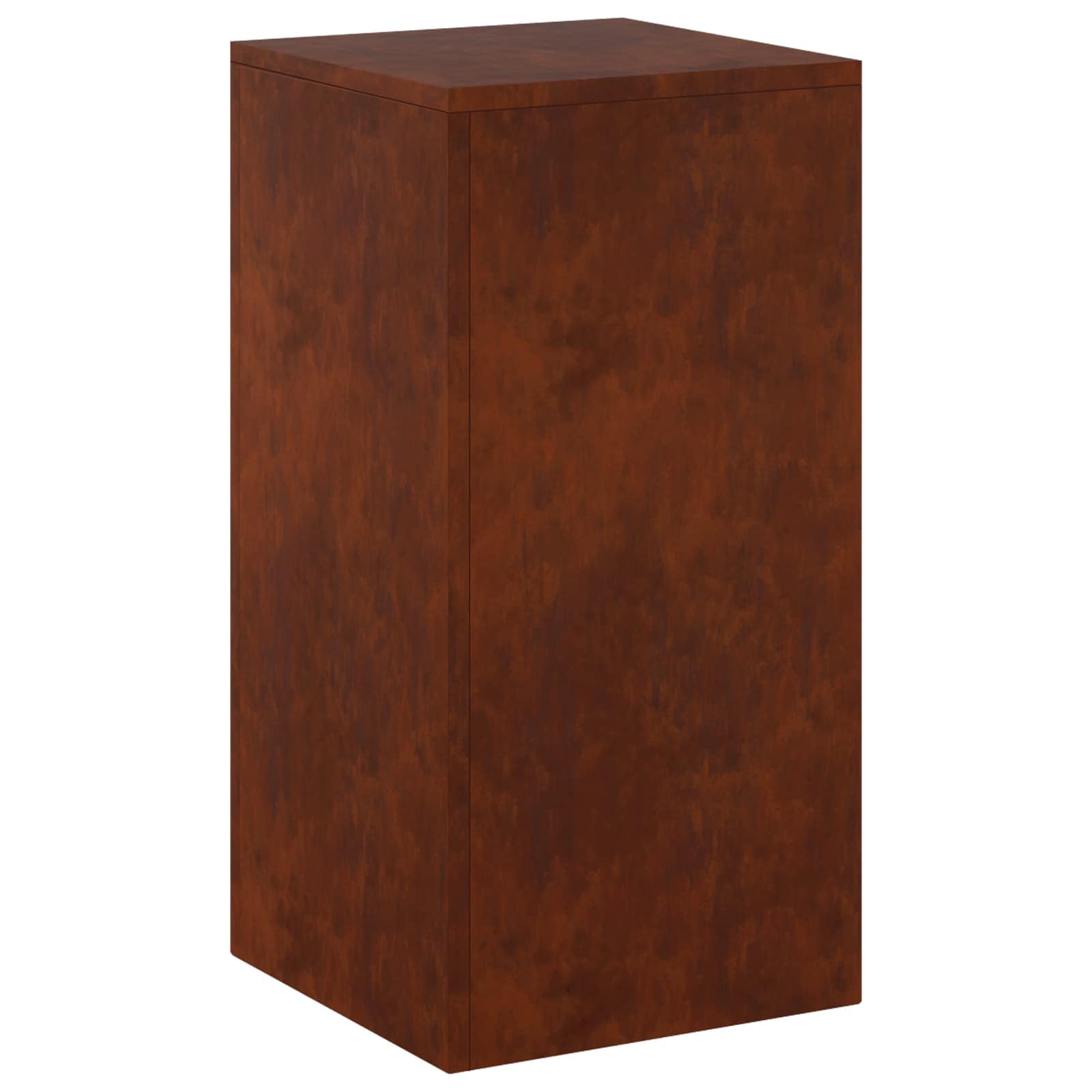 Plantenstandaard Roestkleurig 30 x 30 x 60 cm weervast staal image 2