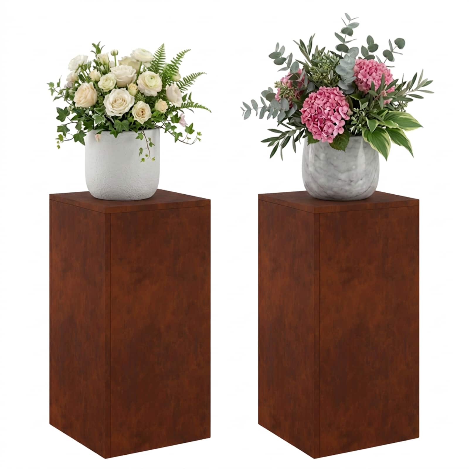Plantenstandaard 2 pcs Roestkleurig 30 x 30 x 60 cm image 3