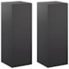 vidaXL Taimede alus 2 pcs Must 30 x 30 x 80 cm Teras