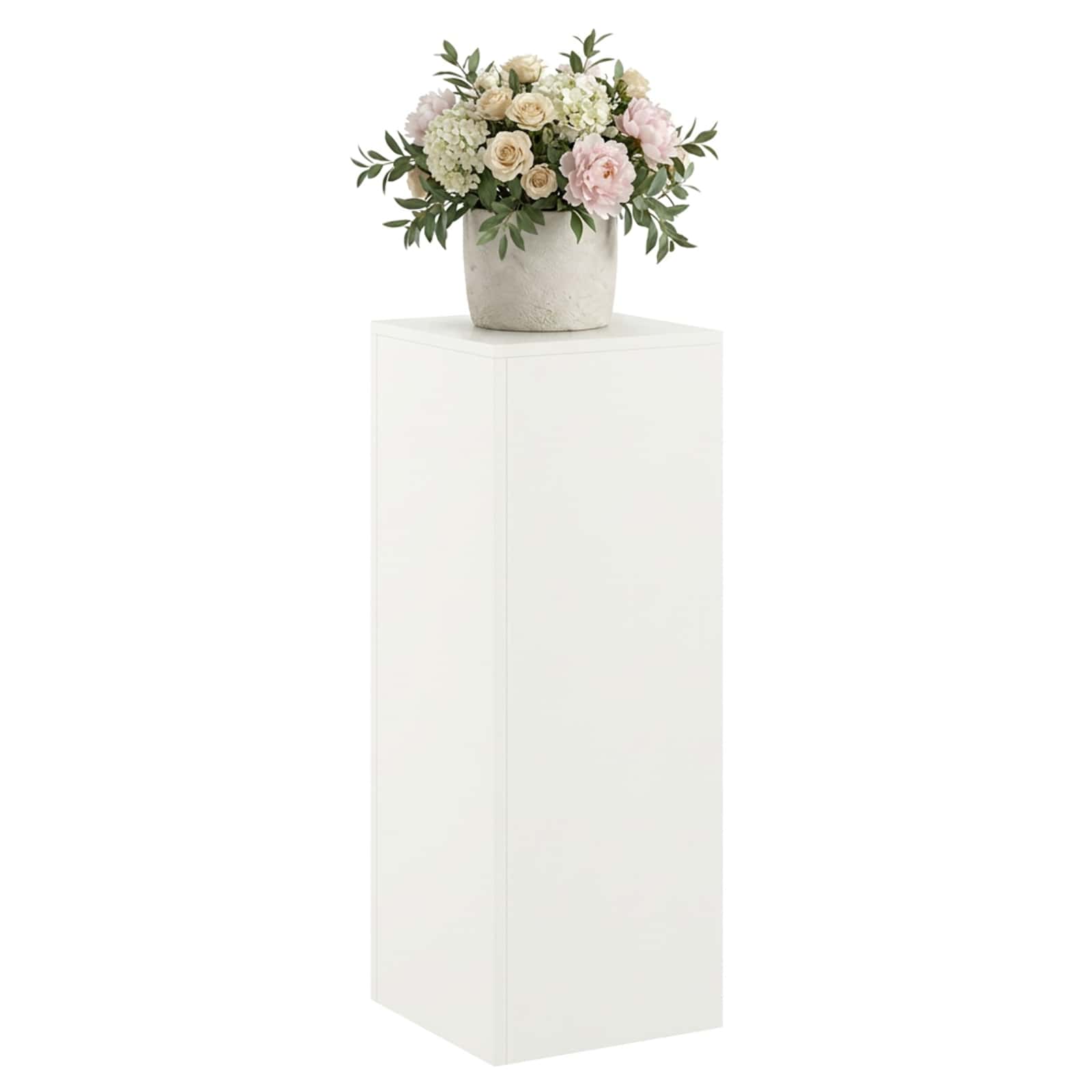 Plantenstandaard Wit 30 x 30 x 80 cm Staal image 3