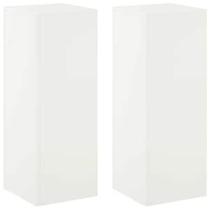 vidaXL Taimede alus 2 pcs Valge 30 x 30 x 80 cm Teras