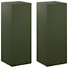 vidaXL Taimede alus 2 pcs Oliiviroheline 30 x 30 x 80 cm Teras