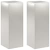 vidaXL Taimede alus 2 pcs H&otilde;bedane 30 x 30 x 80 cm Teras