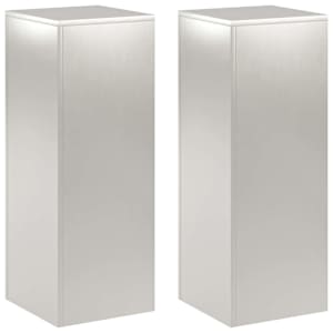 vidaXL Taimede alus 2 pcs H&otilde;bedane 30 x 30 x 80 cm Teras