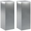 vidaXL Taimede alus 2 pcs H&otilde;bedane 30 x 30 x 80 cm Roostevaba teras