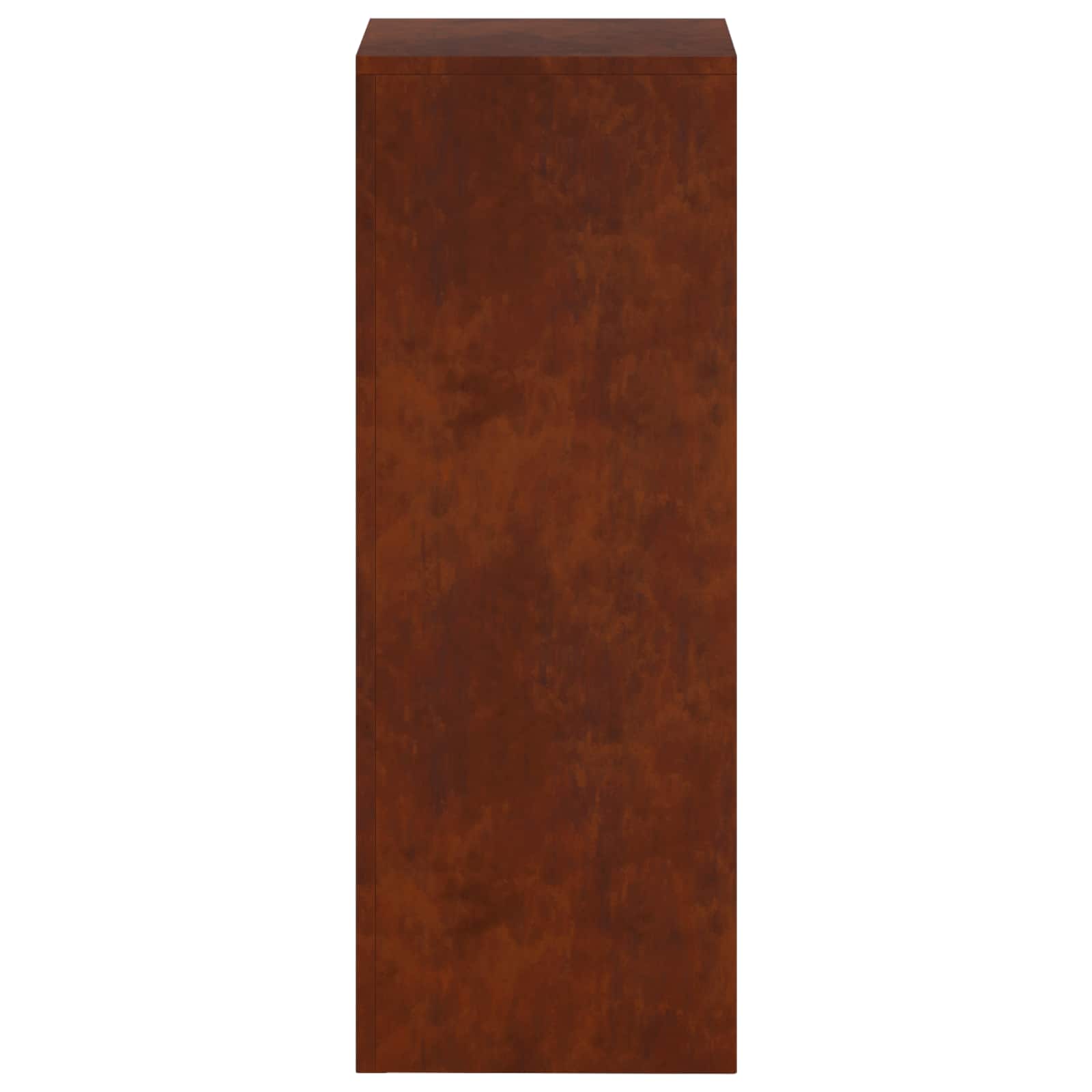Plantenstandaard Roestkleurig 30 x 30 x 80 cm weervast staal image 5