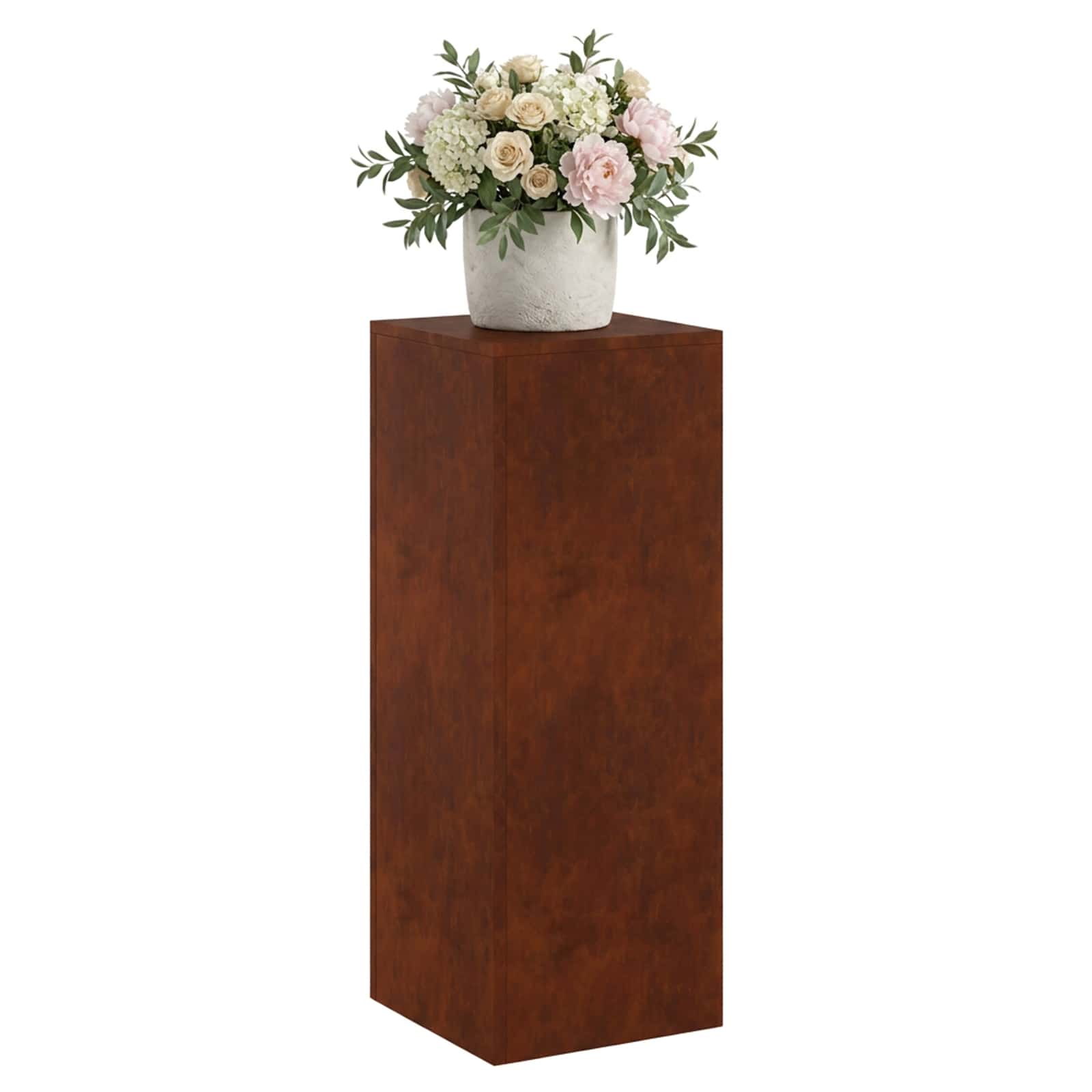 vidaXL - Plantenstand - Roestkleurig - 30 - x - 30 - x - 80 - cm - weervast - staal