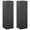vidaXL Taimede alus 2 pcs Must 30 x 30 x 100 cm Teras