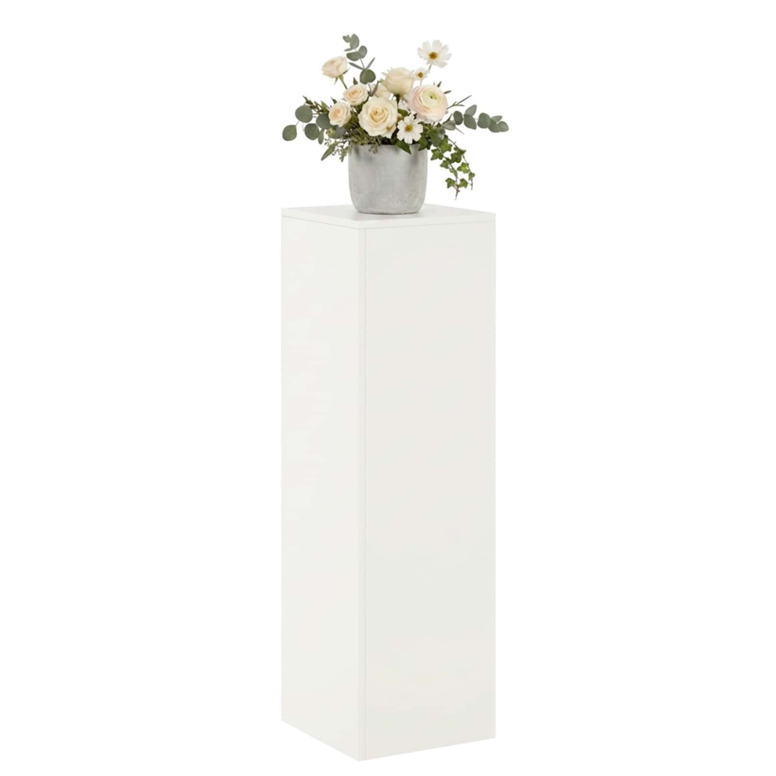 Plantenstandaard Wit 30 x 30 x 100 cm Staal image 3