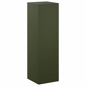 vidaXL Taimede alus Oliiviroheline 30 x 30 x 100 cm
