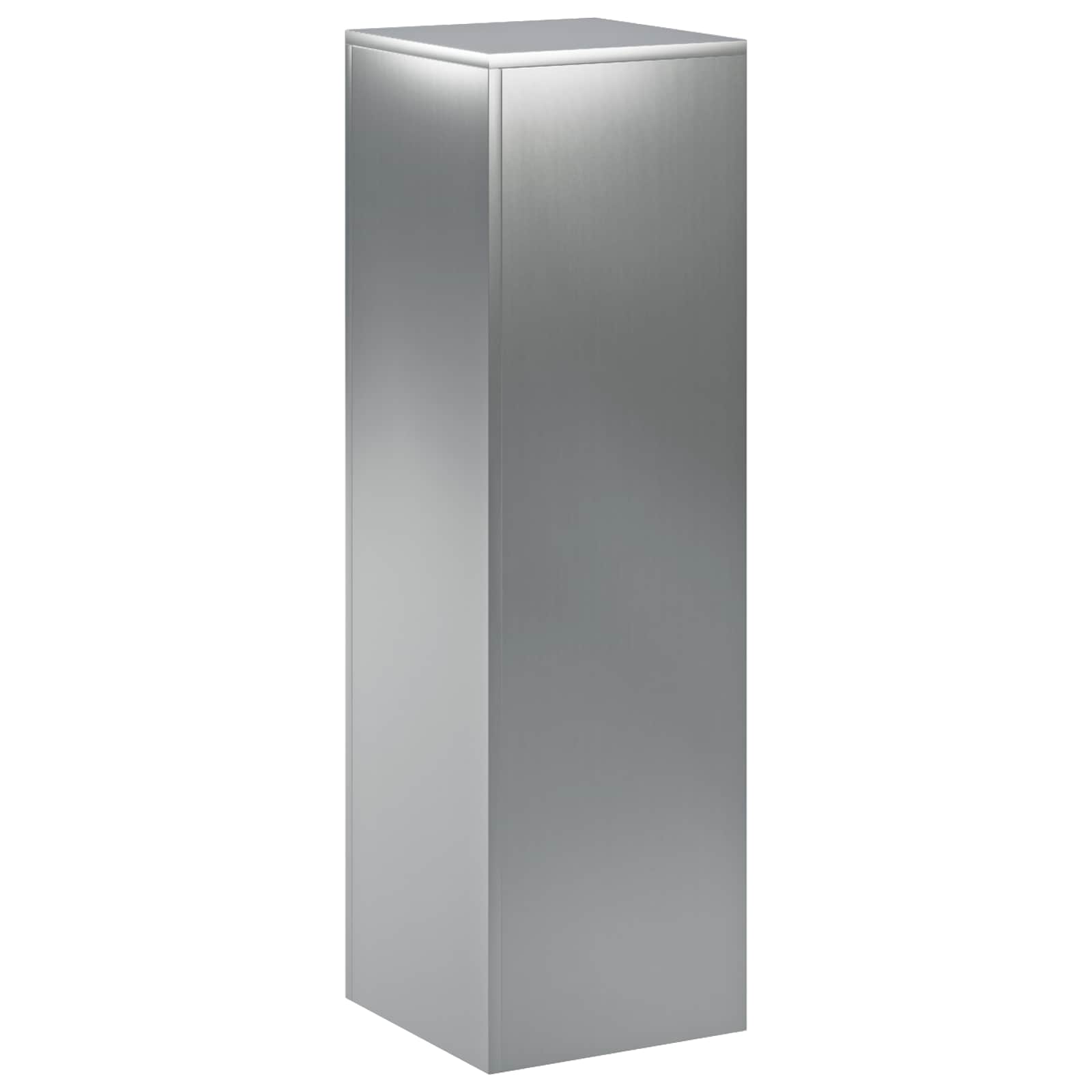 Plantenstandaard zilver 30 x 30 x 100 cm Staal image 2