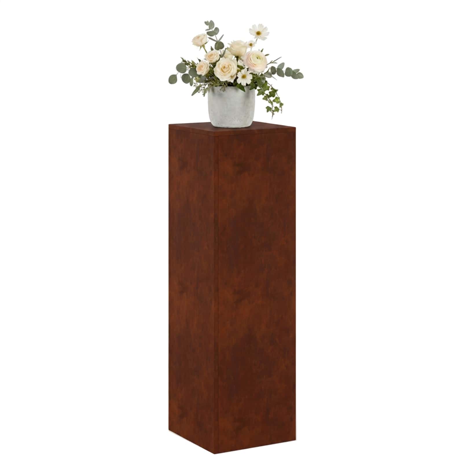 Plantenstandaard Roestkleurig 30 x 30 x 100 cm weervast staal image 3