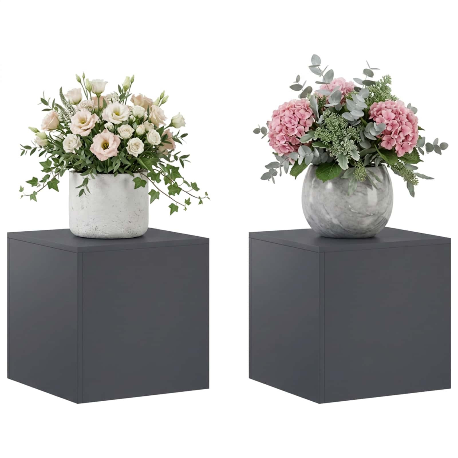 Plantenstandaard 2 pcs Antraciet 40 x 40 x 40 cm image 3