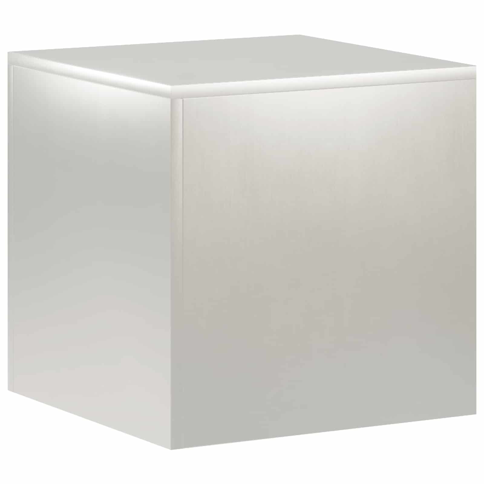 Plantenstandaard zilver 40 x 40 x 40 cm Staal image 2