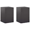 vidaXL Taimede alus 2 pcs Must 40 x 40 x 60 cm Teras
