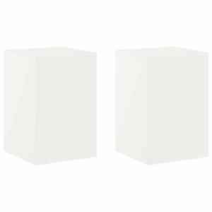 vidaXL Taimede alus 2 pcs Valge 40 x 40 x 60 cm Teras