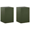 vidaXL Taimede alus 2 pcs Oliiviroheline 40 x 40 x 60 cm Teras