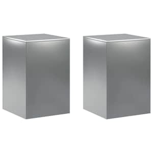 vidaXL Taimede alus 2 pcs H&otilde;bedane 40 x 40 x 60 cm Roostevaba teras