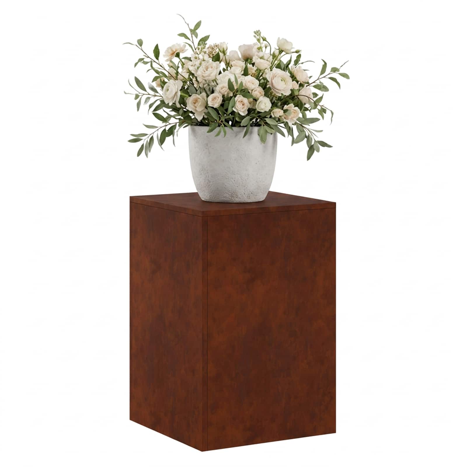 vidaXL - Plantenstand - Roestkleurig - 40 - x - 40 - x - 60 - cm - weervast - staal