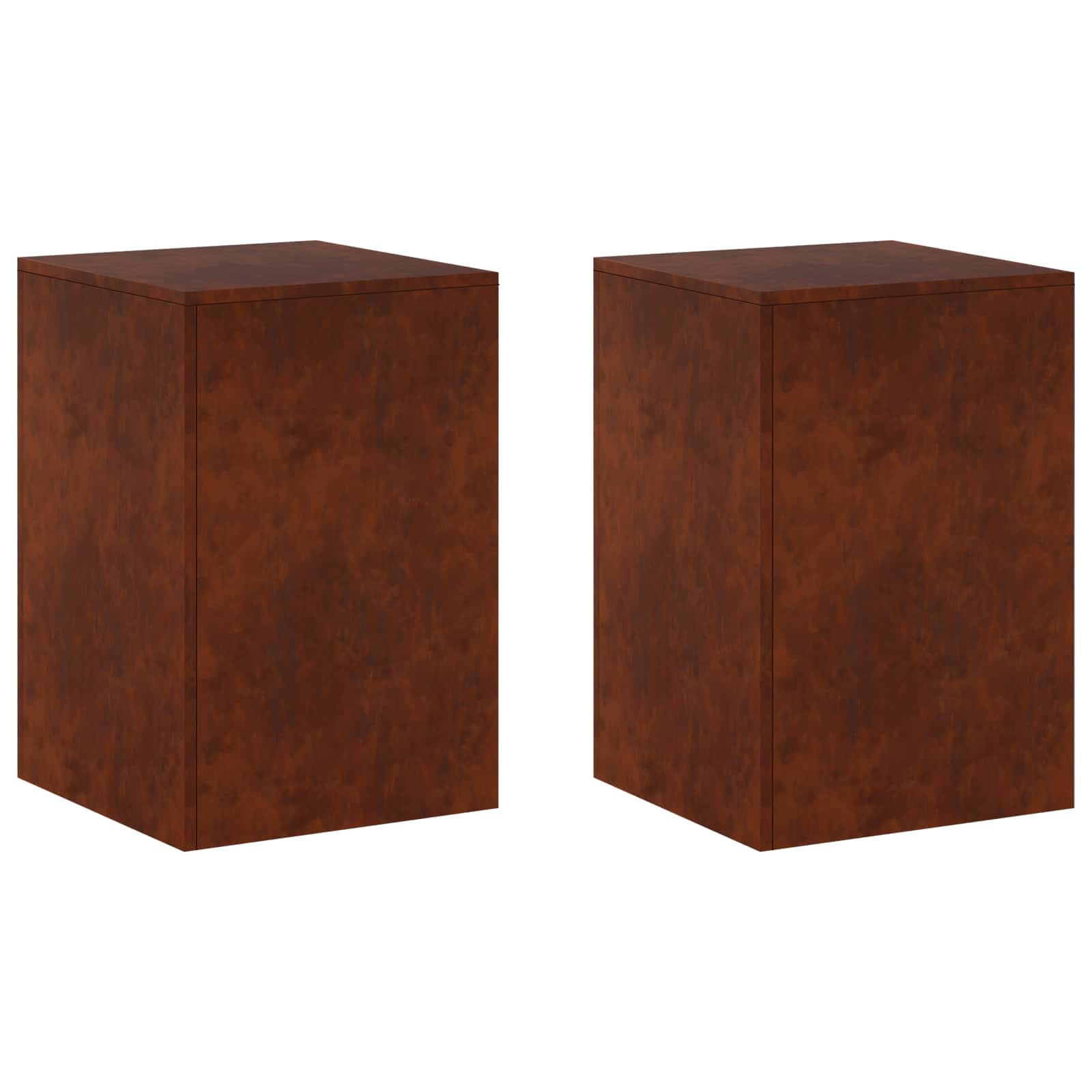 Plantenstandaard 2 pcs Roestkleurig 40 x 40 x 60 cm image 2