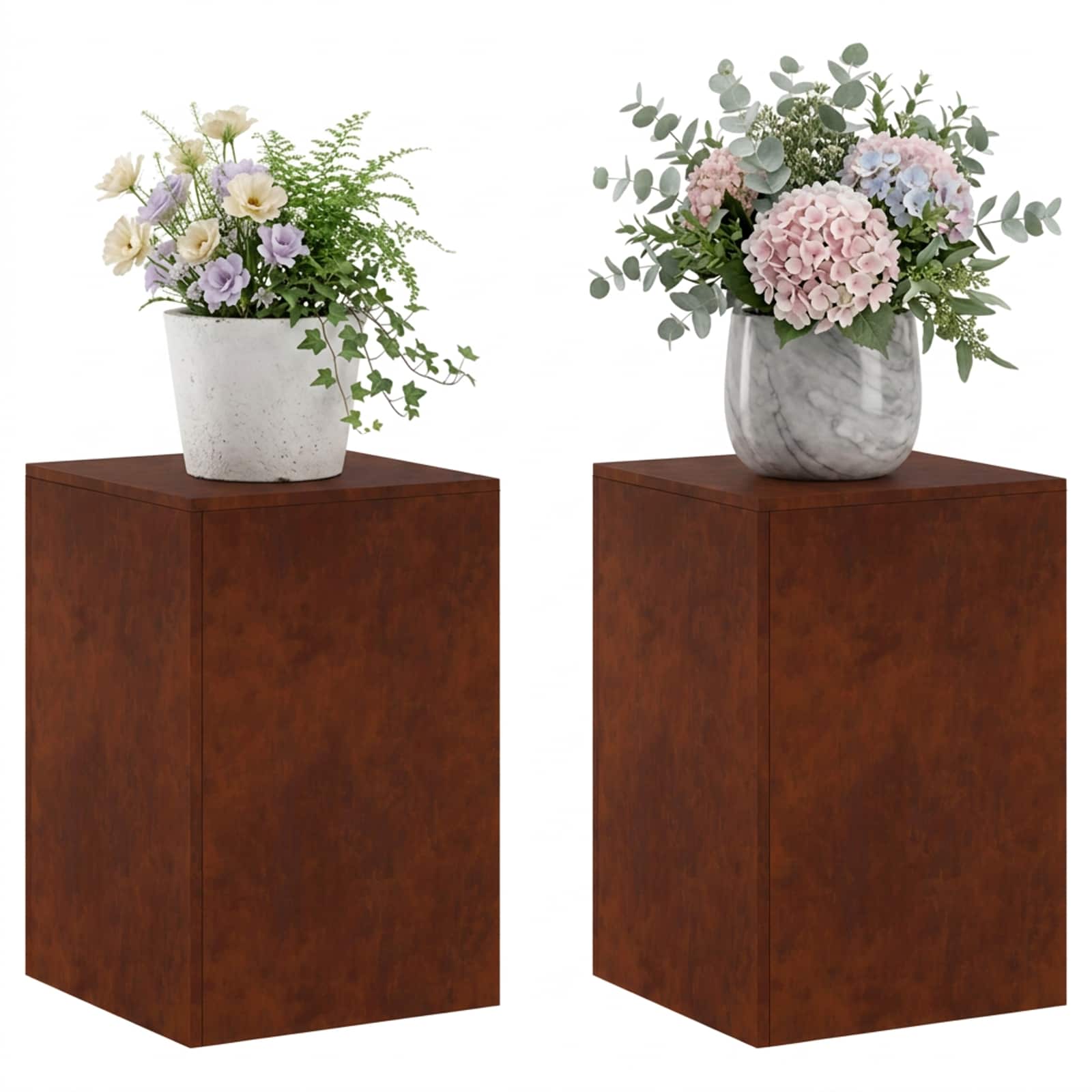 Plantenstandaard 2 pcs Roestkleurig 40 x 40 x 60 cm image 3