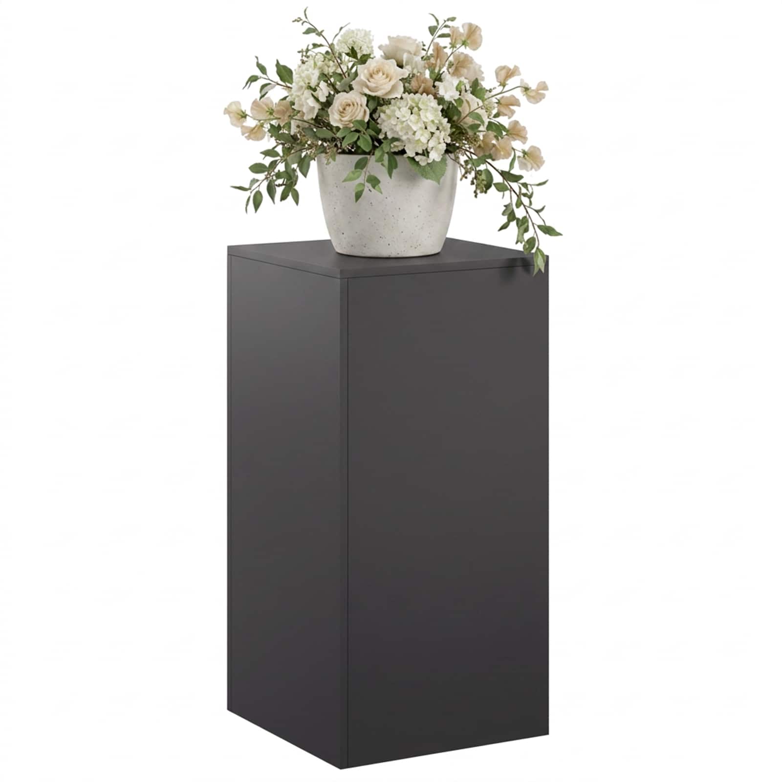 Plantenstandaard Zwart 40 x 40 x 80 cm Staal image 3