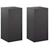 vidaXL Taimede alus 2 pcs Must 40 x 40 x 80 cm Teras