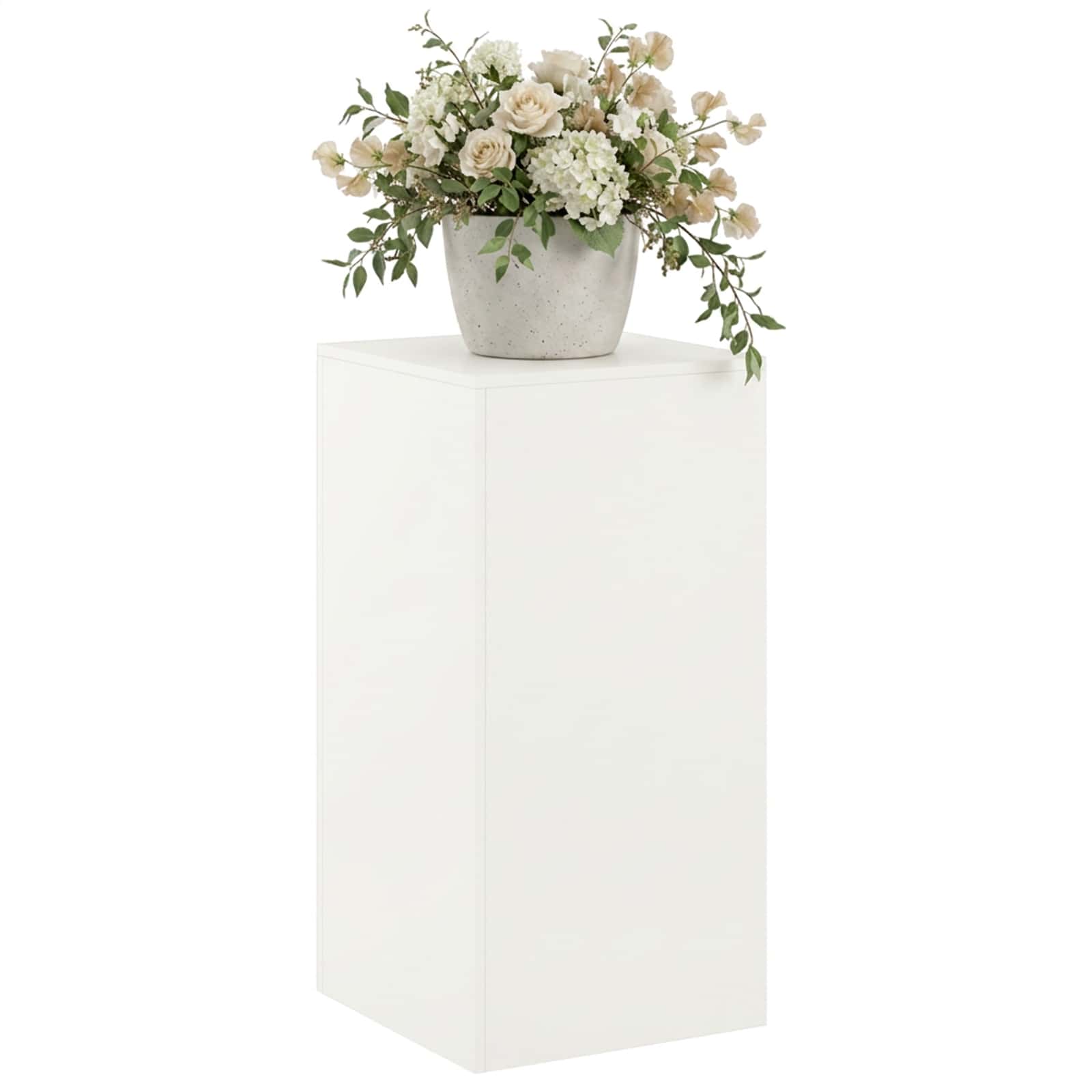 Plantenstandaard Wit 40 x 40 x 80 cm Staal image 3