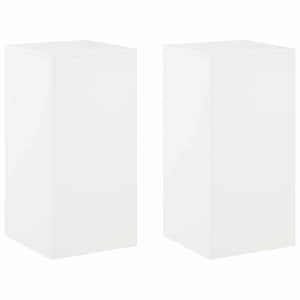 vidaXL Taimede alus 2 pcs Valge 40 x 40 x 80 cm Teras