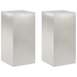 vidaXL Taimede alus 2 pcs H&otilde;bedane 40 x 40 x 80 cm Teras