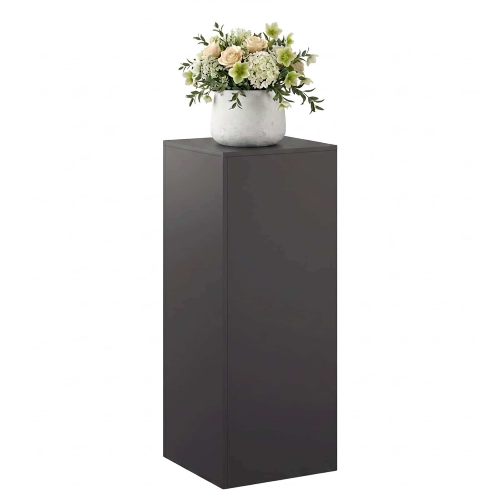 vidaXL - Plantenstand - Zwart - 40 - x - 40 - x - 100 - cm - Staal