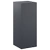 vidaXL Taimede alus Antratsiit 40 x 40 x 100 cm Roostevaba teras