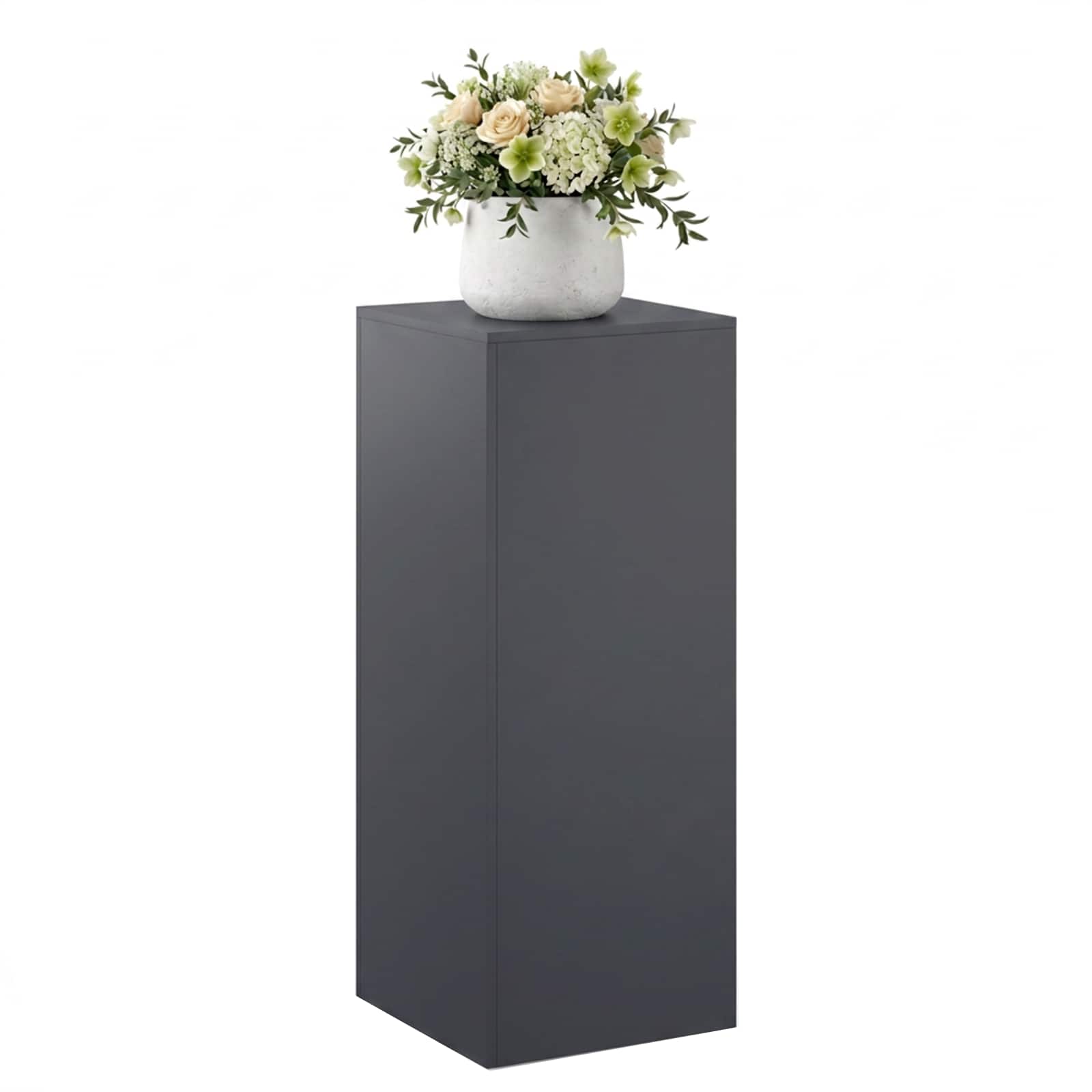 vidaXL - Plantenstand - Antraciet - 40 - x - 40 - x - 100 - cm - Roestvrij - staal