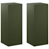 vidaXL Taimede alus 2 pcs Oliiviroheline 40 x 40 x 100 cm Teras