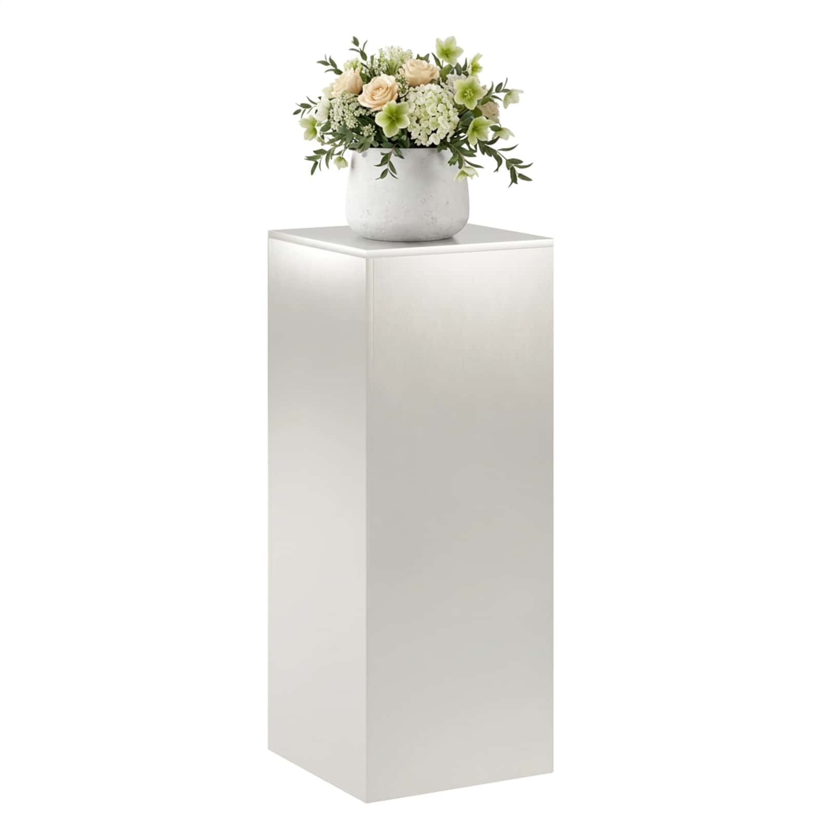 vidaXL - Plantenstand - zilver - 40 - x - 40 - x - 100 - cm - Staal